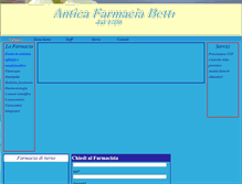 Tablet Screenshot of farmaciabetti.it