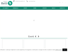 Tablet Screenshot of farmaciabetti.com
